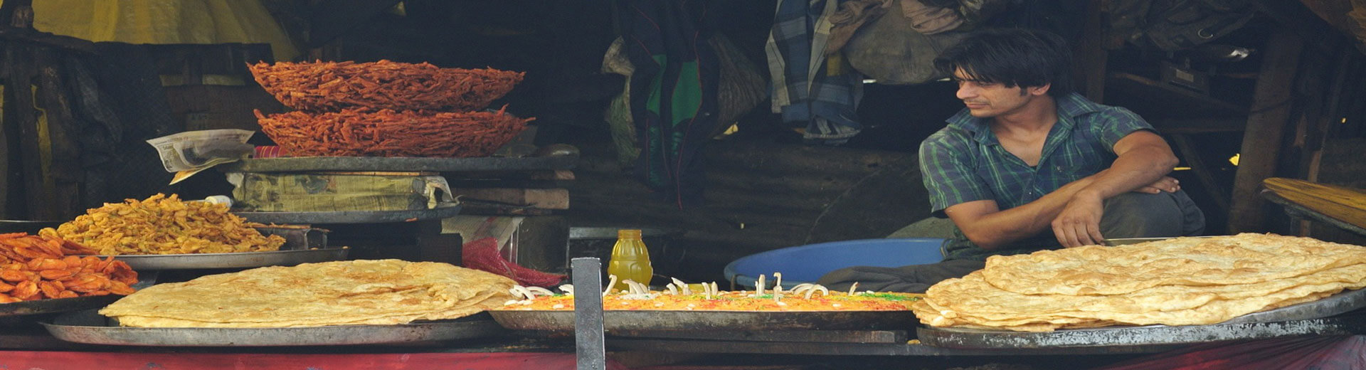 אהבה מביס ראשון- אוכל רחוב בהודו